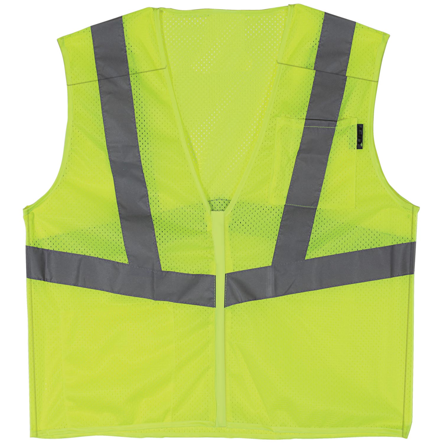 Class 2 Hi-Vis Yellow Breakaway Vest (5 Point Velcro)